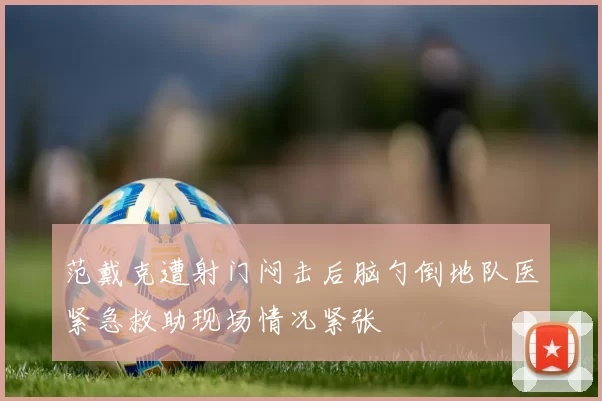 范戴克遭射门闷击后脑勺倒地队医紧急救助现场情况紧张